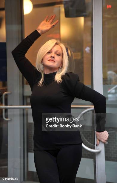 Cyndi Lauper joins the cast of "Celebrity Apprentice 3" with her girls team for first challenge on the streets of Manhattan on October 18, 2009 in...