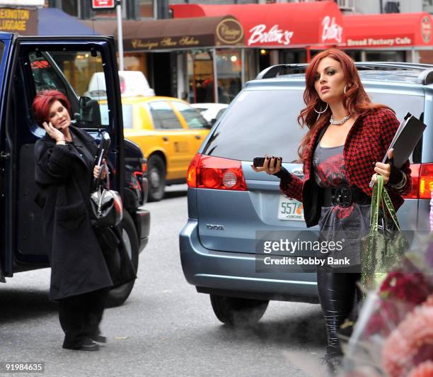 Sharon Osbourne and Maria Kanellis joins the cast of "Celebrity Apprentice 3" with their girls team for first challenge on the streets of Manhattan...