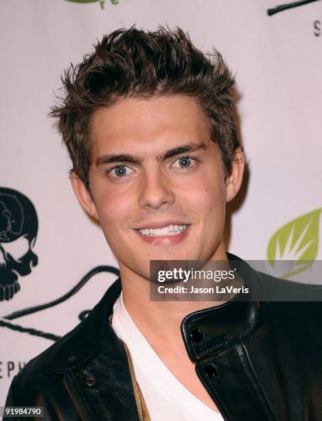 Actor Josh Henderson attends the "Whale Wars" and the Sea Shepherd Conservation Society event on October 17, 2009 in Hollywood, California.