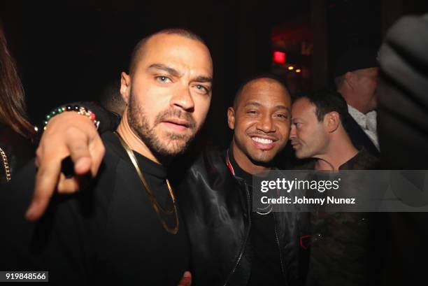 Jesse Williams and Terrence J attend as Remy Martin presents Beats Party on February 17, 2018 in Los Angeles, California.