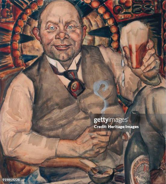 Piet Boendermaker with beer glass, 1917. Found in the collection of Stedelijk Museum Alkmaar.Fine Art Images/Heritage Images/Getty Images)