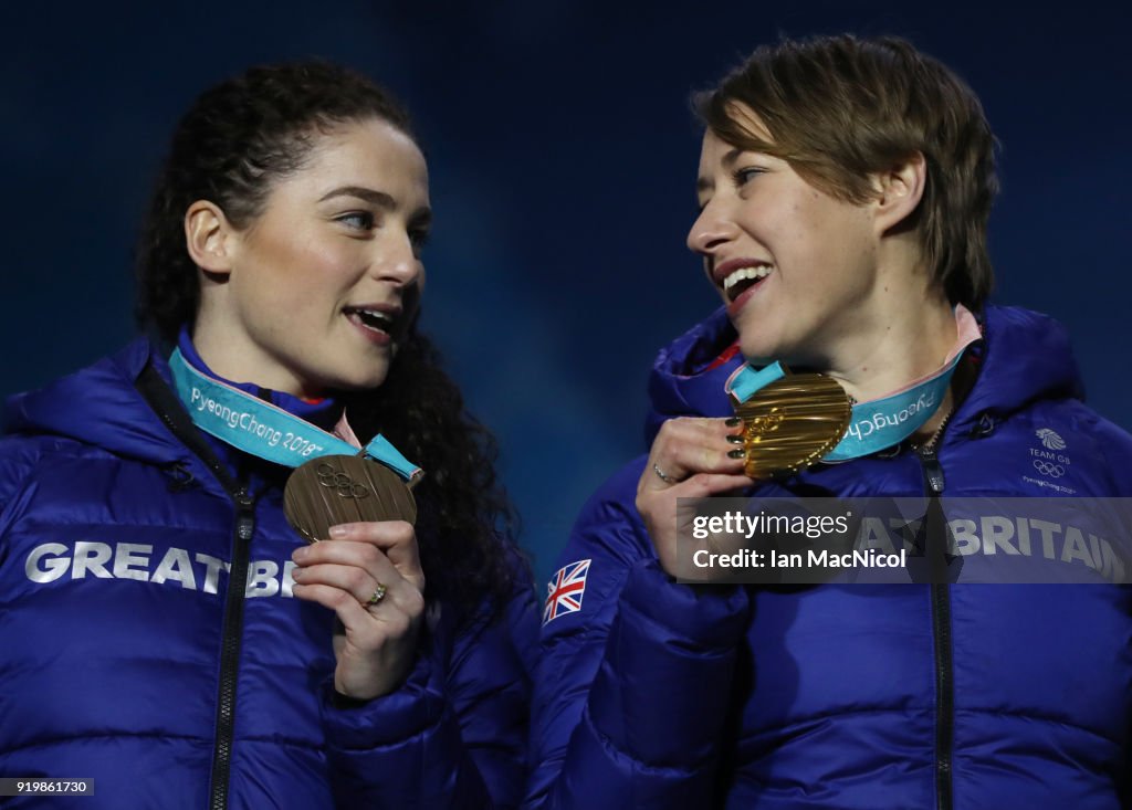 Medal Ceremony - Winter Olympics Day 9