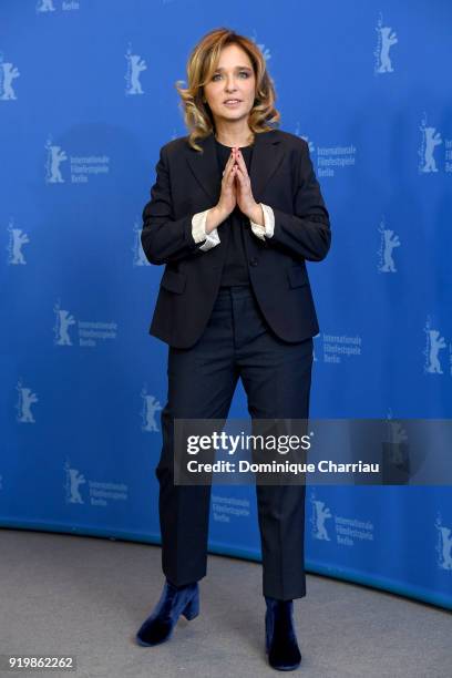 Valeria Golino poses at the 'Daughter of Mine' photo call during the 68th Berlinale International Film Festival Berlin at Grand Hyatt Hotel on...