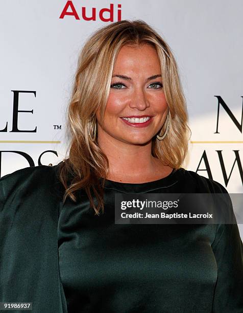 Kristanna Loken arrives at the first annual "Noble Awards" at The Beverly Hilton Hotel on October 18, 2009 in Beverly Hills, California.