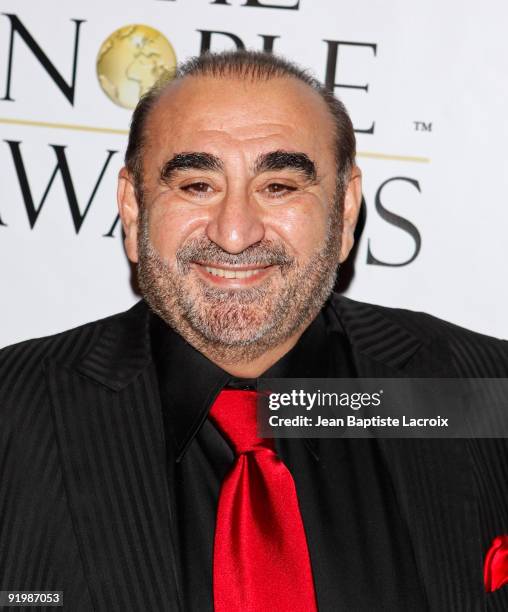 Ken Davitian arrives at the first annual "Noble Awards" at The Beverly Hilton Hotel on October 18, 2009 in Beverly Hills, California.