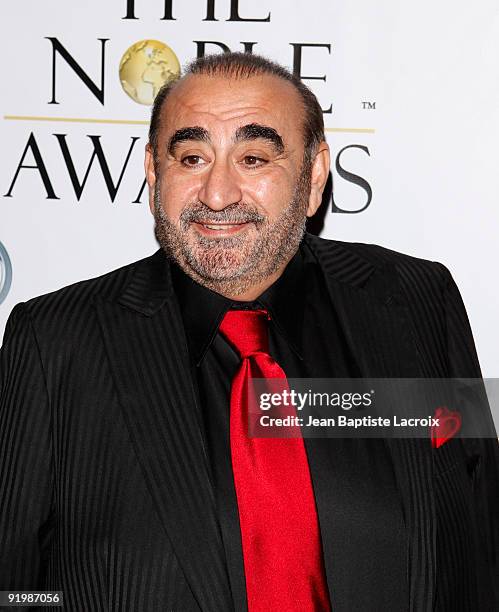 Ken Davitian arrives at the first annual "Noble Awards" at The Beverly Hilton Hotel on October 18, 2009 in Beverly Hills, California.