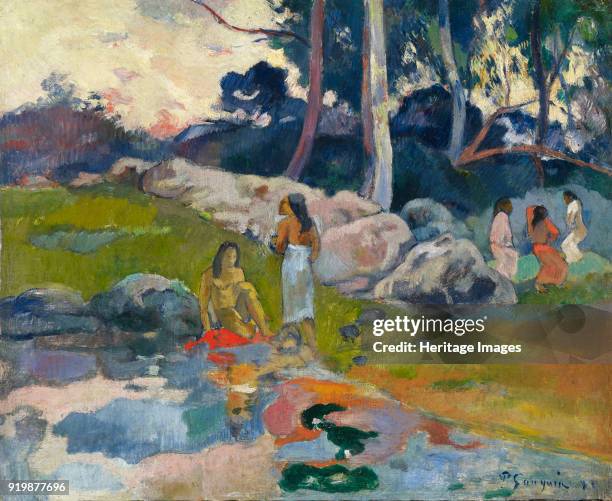 Women at the Banks of River, ca 1892. Found in the collection of Colección Alicia Koplowitz-Grupo Omega Capital.Fine Art Images/Heritage Images/Getty...