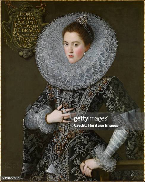 Portrait of Ana de Velasco y Girón , Duchess of Braganza, ca 1603. Found in the collection of Colección Alicia Koplowitz-Grupo Omega Capital.Fine Art...