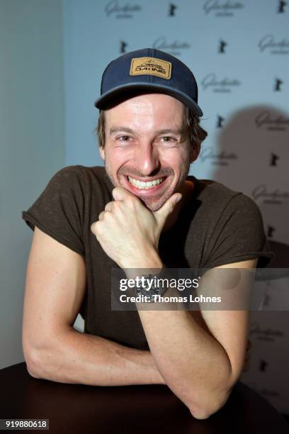 Ben Blaskovic attends the Glashuette Original Lounge at The 68th Berlinale International Film Festival at Grand Hyatt Hotel on February 18, 2018 in...