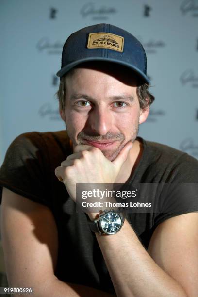 Ben Blaskovic attends the Glashuette Original Lounge at The 68th Berlinale International Film Festival at Grand Hyatt Hotel on February 18, 2018 in...