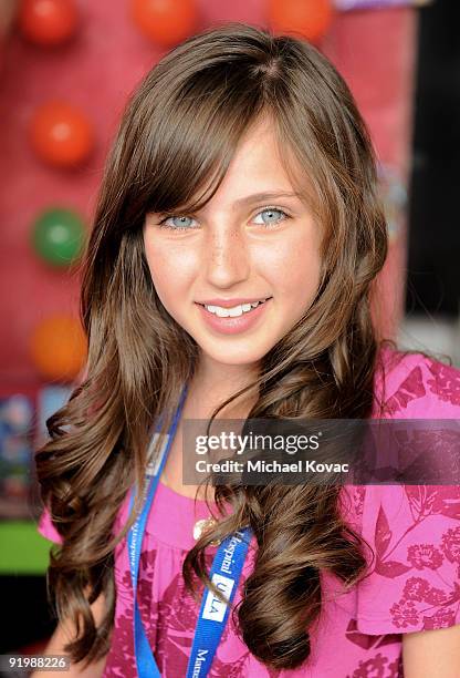 Actress Ryan Newman attends the Mattel And Children's Hospital UCLA's ''Party On The Pier'' at Santa Monica Pier on October 18, 2009 in Santa Monica,...