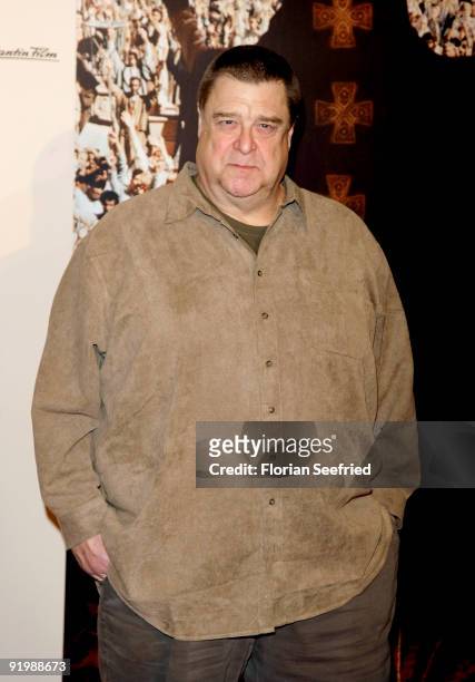 Actor John Goodman attends the photocall of 'Pope Joan' at Hotel Ritz Carlton on October 19, 2009 in Berlin, Germany.