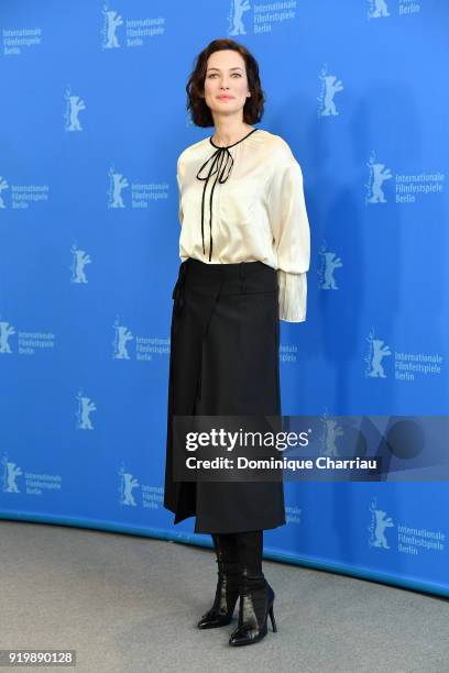 Anna Marie Cseh poses at the 'Genesis' photo call during the 68th Berlinale International Film Festival Berlin at Grand Hyatt Hotel on February 18,...