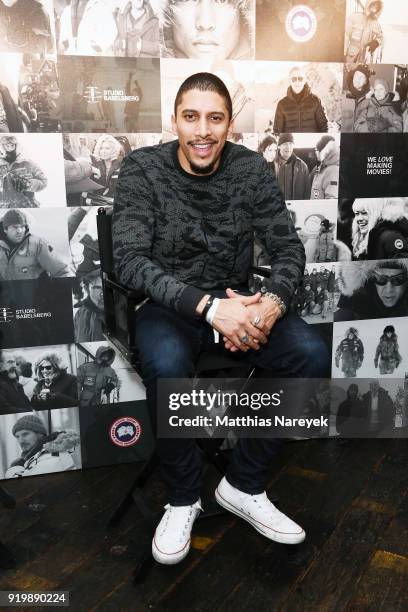 Andreas Bourani attends the Studio Babelsberg Night X Canada Goose on the occasion of the 68th Berlinale International Film Festival at Soho House on...