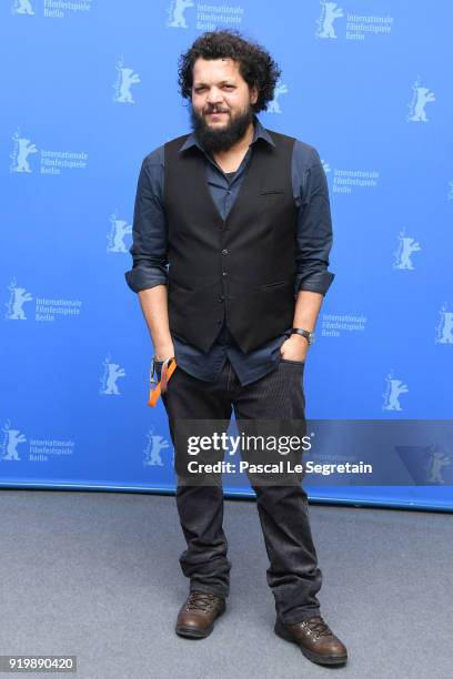 Arpad Bogdan poses at the 'Genesis' photo call during the 68th Berlinale International Film Festival Berlin at Grand Hyatt Hotel on February 18, 2018...