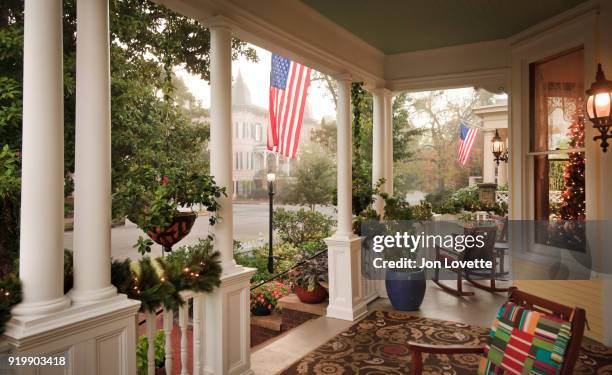 Front Porch American Flag Photos and Premium High Res Pictures - Getty ...
