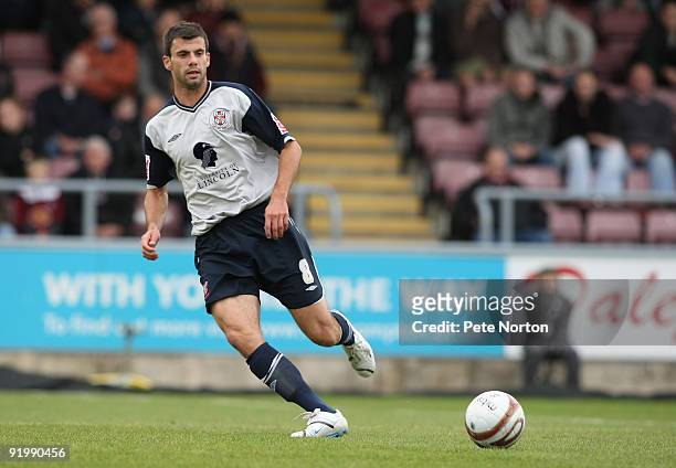 Richard Butcher of Lincoln City during the Coca Cola League Two match between Northampton Town and Lincoln City held on October 17, 2009 at the...