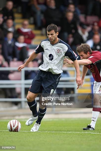 Richard Butcher of Lincoln City during the Coca Cola League Two match between Northampton Town and Lincoln City held on October 17, 2009 at the...