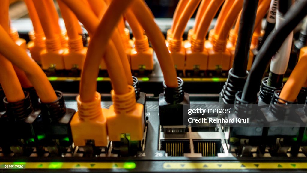 Closeup Of Computer Cables High-Res Stock Photo - Getty Images