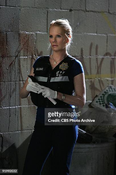 Death and the Maiden" -- Catherine tracks two seemingly unrelated crimes that turn out to be connected by a twisted plot of revenge, on CSI: CRIME...