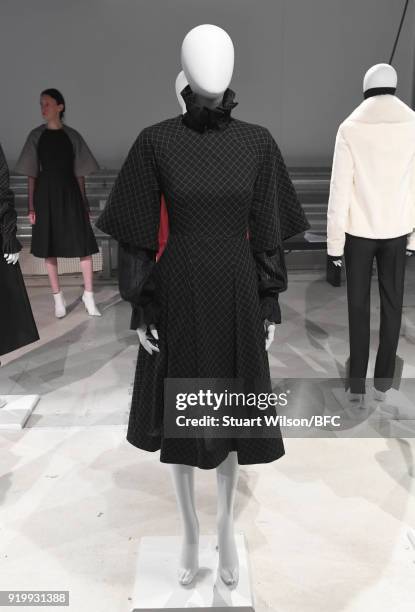 Design at the Jens Laugesen presentation during London Fashion Week February 2018 at 180 The Strand on February 18, 2018 in London, England.