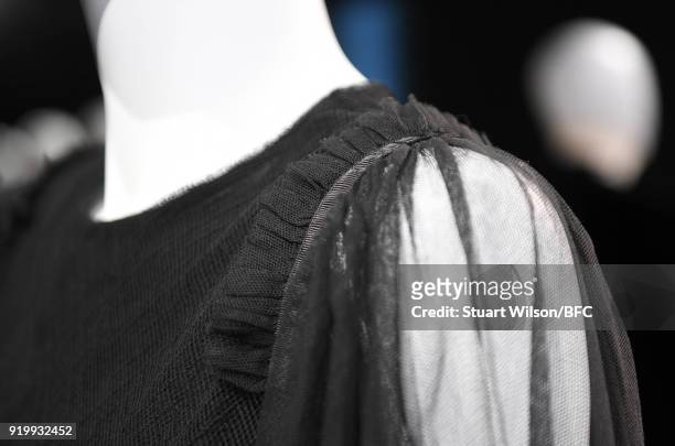 Design at the Jens Laugesen presentation during London Fashion Week February 2018 at 180 The Strand on February 18, 2018 in London, England.