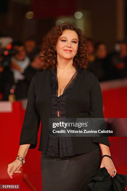 Director Stefania Sandrelli attends the 'Christine, Cristina' Premiere during day 5 of the 4th Rome International Film Festival held at the...