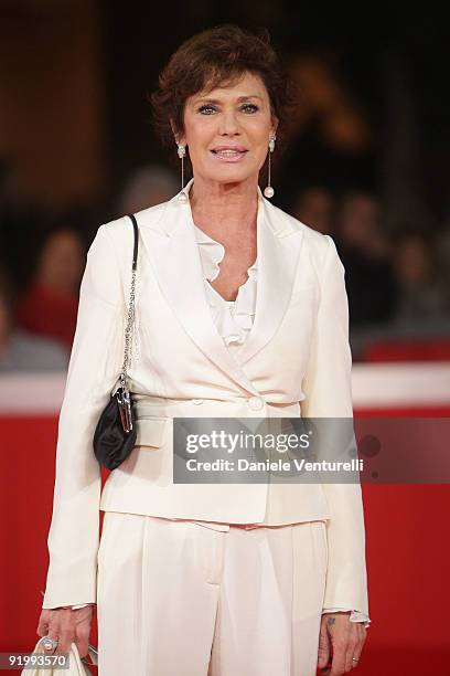 Actress Corinne Clery attends the "Christine, Cristina" Premiere during day 5 of the 4th Rome International Film Festival held at the Auditorium...