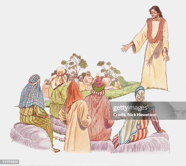 Discipleship Animation Jesus And His Disciples Fotografías e imágenes de stock - Getty Images