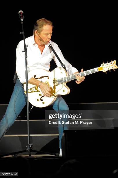 Peter Kraus performs on stage at Circus Krone on October 19, 2009 in Munich, Germany.