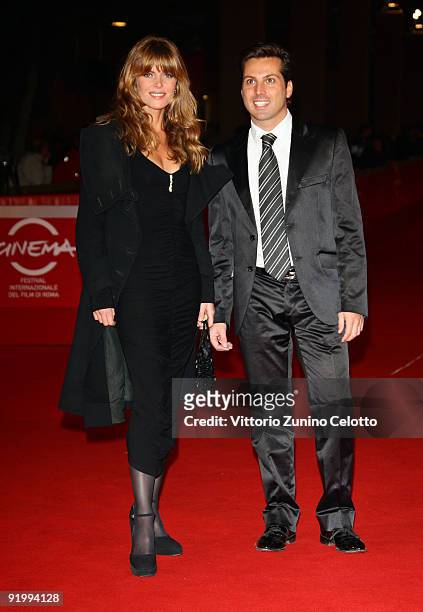 Actress Elisabetta bellini Vincenzo Bocciarelli and guest attend the 'Christine, Cristina' Premiere during day 5 of the 4th Rome International Film...