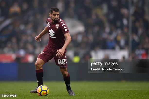 Tomas Rincon of Torino FC in action during the Serie A football match between Torino FC and Juventus FC. Juventus FC won 1-0 over Torino FC.