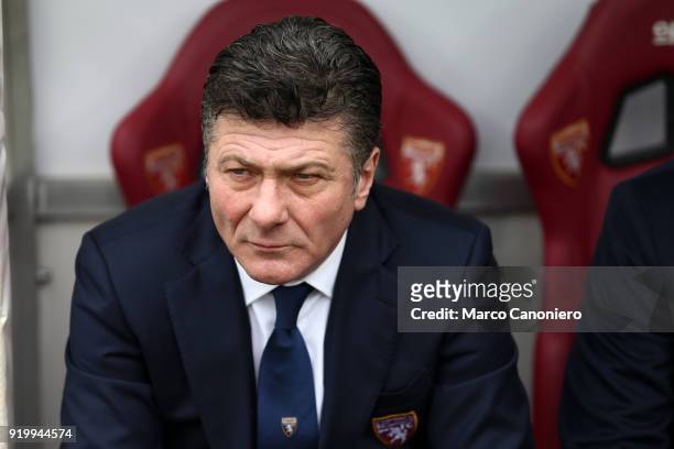 Walter Mazzarri, head coach of Torino FC, gestures during the Serie A football match between Torino Fc and Juventus Fc. Juventus Fc wins 1-0 over...
