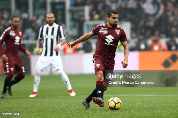Tomas Rincon of Torino FC in action during the Serie A football match between Torino Fc and Juventus Fc. Juventus Fc wins 1-0 over Torino Fc.