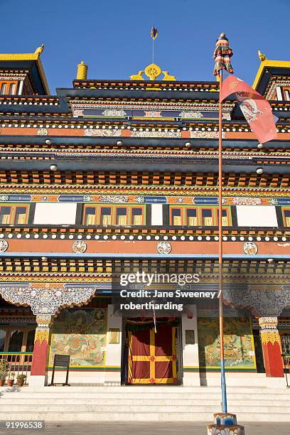 druk sangag choeling monastery (dali monastery), darjeeling, west bengal, india, asia - druk 個照片及圖片檔