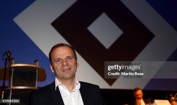 Bernd Hoffmann attends the Hamburger SV General Assembly at Kuppel on February 18, 2018 in Hamburg, Germany.