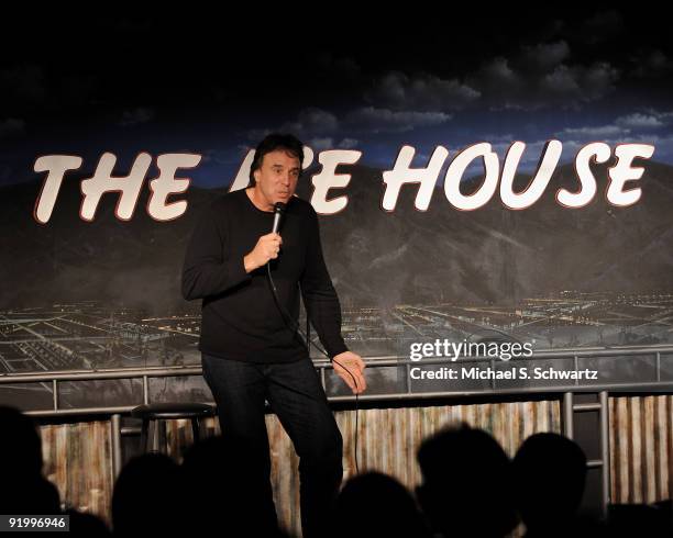 Comedian Kevin Nealon performs at The Ice House on October 18, 2009 in Pasadena, California.