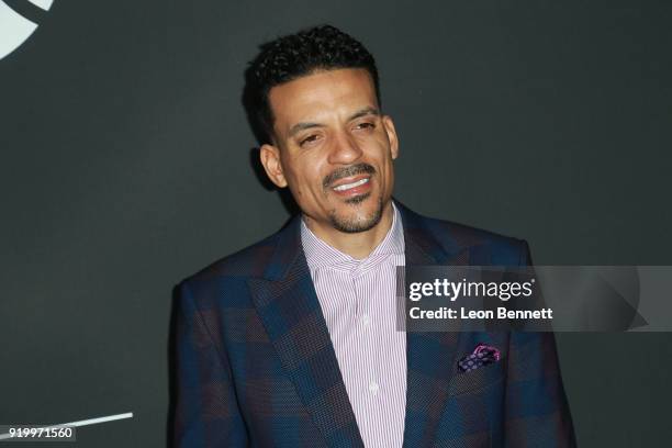Player Matt Barnes attends GQ Celebrates The 2018 All-Stars In Los Angeles at Nomad Hotel Los Angeles on February 17, 2018 in Los Angeles, California.