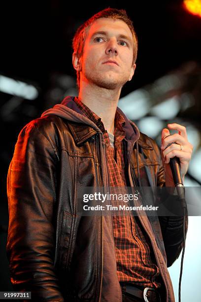 Hamilton Leithauser of The Walkmen performs as part of the Treasure Island Music Festival on October 18, 2009 in San Francisco, California.