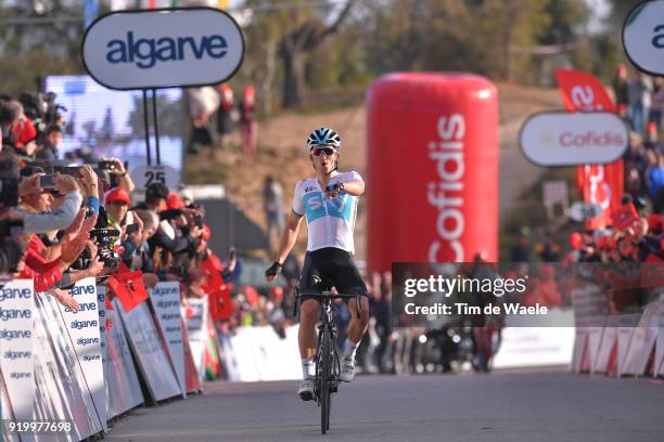 44th Volta Algarve 2018 / Stage 5 Arrival / Michal Kwiatkowski of Poland / Celebration / Faro - Alto Do Malhao-Loule 518m / Algarve /