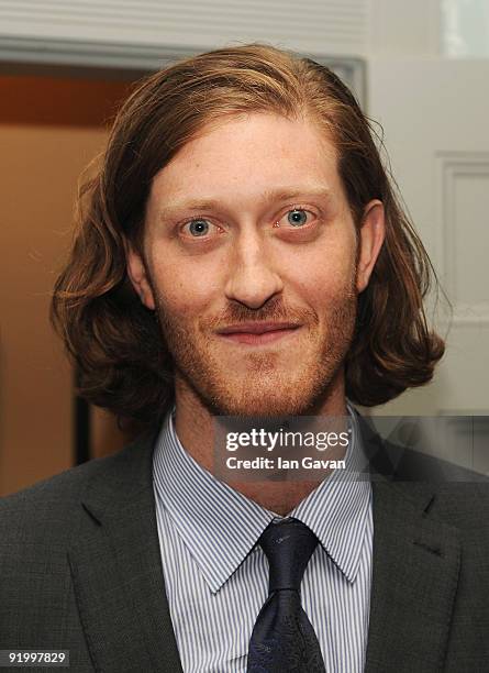 Samuel Roukin attends the 'Bright Star' afterparty during the Times BFI 53rd London Film Festival at Keats House on October 19, 2009 in London,...