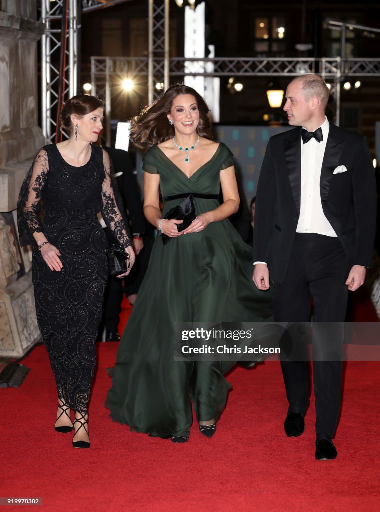 The Duke And Duchess of Cambridge Attend The EE British Academy Film Awards