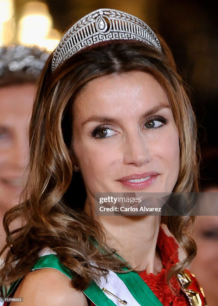 Spanish Royals Host Gala Dinner with Michel Suleiman, President of Lebanon