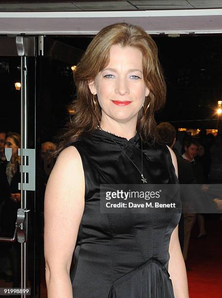 Kerry Fox attends the premiere for 'Bright Star' during the Times BFI London Film Festival at the Odeon Leicester Square on October 19, 2009 in...