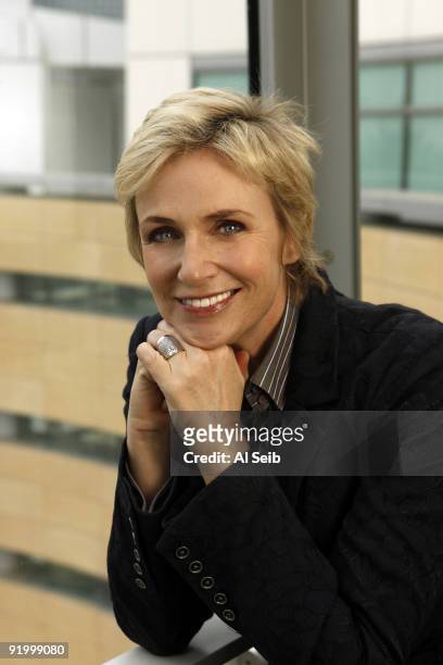 Actress Jane Lynch is photographed at Fox Studios in Los Angeles on October 12, 2009 for the Los Angeles Times. CREDIT MUST READ: Al Seib/Los Angeles...