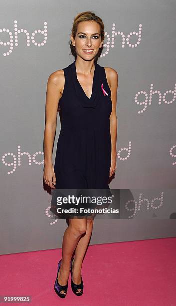 Kira Miro attends 'Pretty in Pink' Breast Cancer Fundraising Event, held at Pacha on October 19, 2009 in Madrid, Spain.