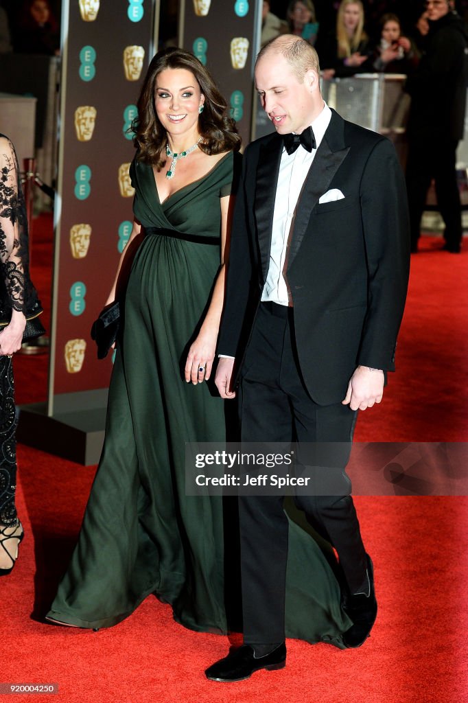 EE British Academy Film Awards - Red Carpet Arrivals