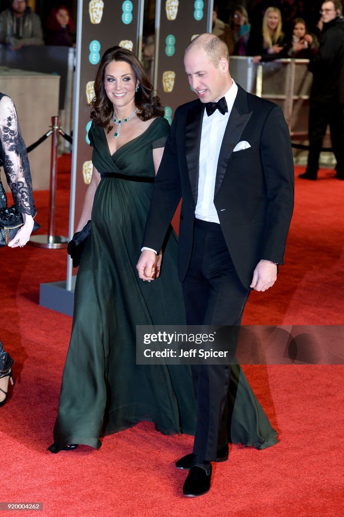 EE British Academy Film Awards - Red Carpet Arrivals