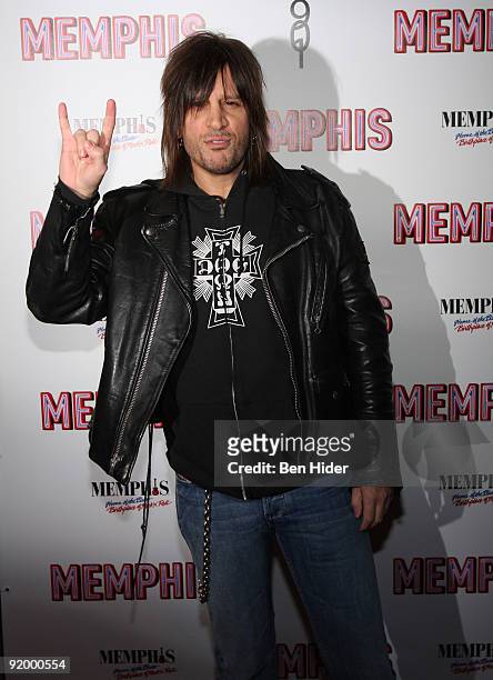 Actor Steve West attends the opening night of "Memphis" on Broadway at the Shubert Theatre on October 19, 2009 in New York City.