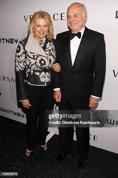 Actress Candice Bergen and Marshall Rose attend the 2009 Whitney Museum Gala at The Whitney Museum of American Art on October 19, 2009 in New York...